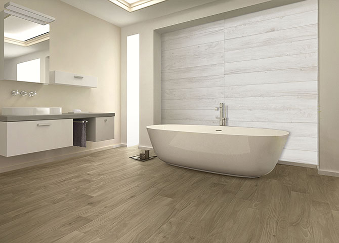 Wood-Effect Tiles Bathroom: Tips for Natural Elegance