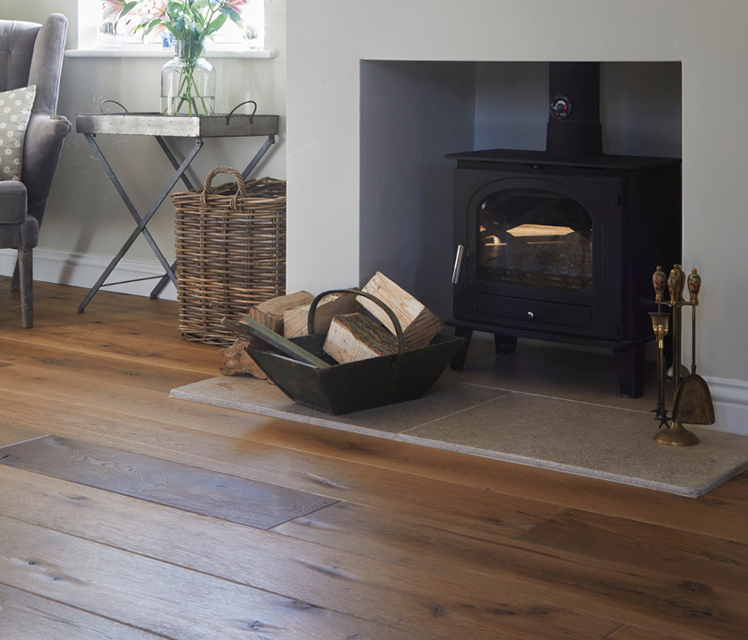 Dark Engineered Real Oak Flooring & Floor Boards